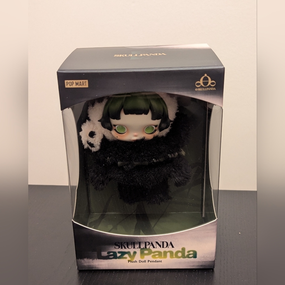 Pop Mart SKULLPANDA Lazy Panda Plush Doll Pendant SEALED